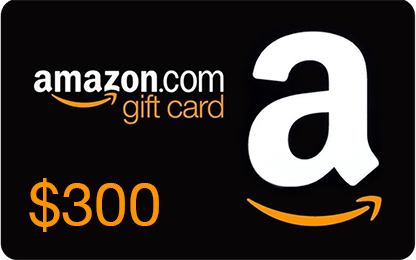 WIN A $300 Amazon Gift Card