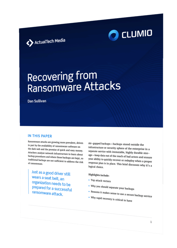 Cover for ATM Tech Brief: Recovering from Ransomware Attacks