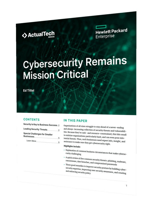 Cover for ATM Tech Brief: Cybersecurity Remains Mission Critical