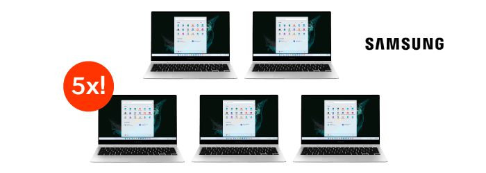 WIN 1 of 5 Samsung Galaxy Book2 360 Laptop