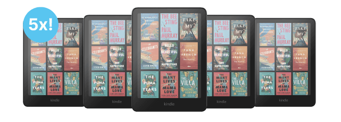 1 of 5 Kindle Colorsofts!