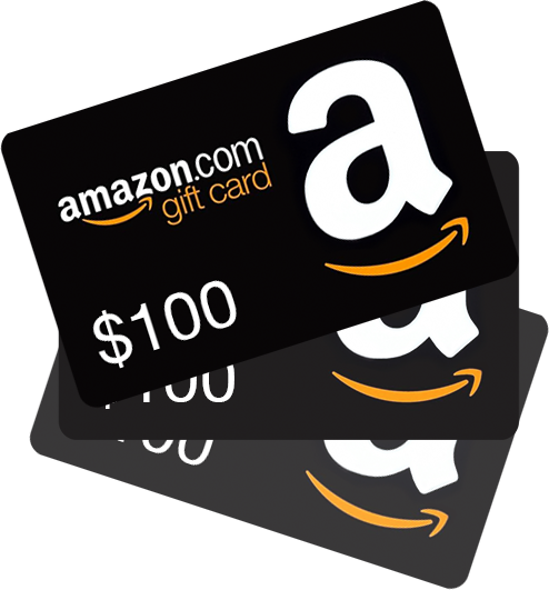 WIN 1 of 3 $100 Amazon Gift Cards