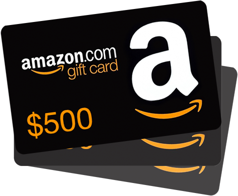 WIN 1 of 3 $500 Amazon Gift Cards