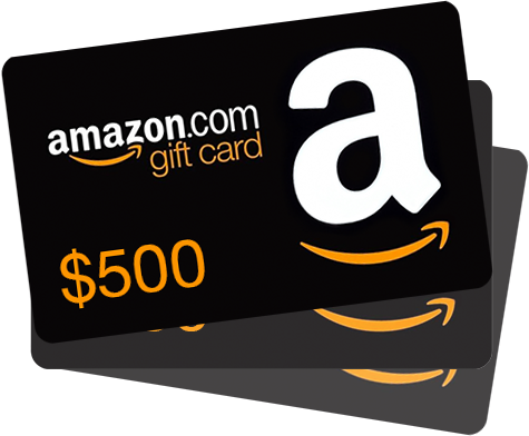 WIN 1 of 3 $500 Amazon Gift Cards