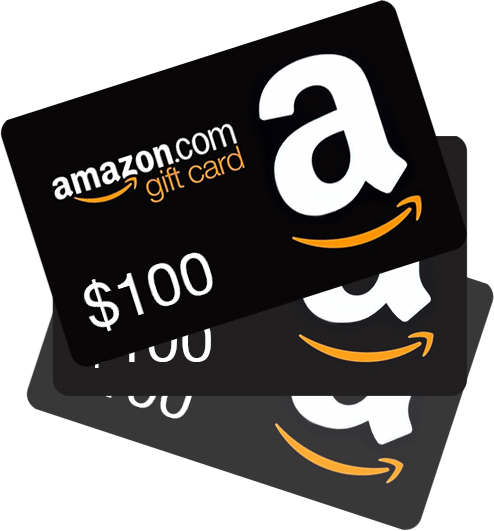 WIN 1 of 3 $100 Amazon Gift Card